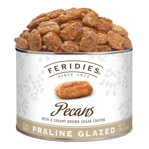 Vista 5 de FERIDIES Cacahuetes Gigantes Extra Grandes de Virginia Tostados con Miel, Lata al Vacío de 18oz, Aperitivo Gourmet 18oz (Paquete de 1)