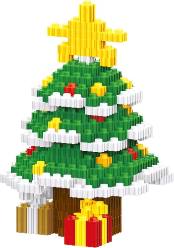Vista 21 de Christmas Advent Calendar 2026 Building Sets Compatible with Lego Christmas 24 Days Countdown Gifts 24 Packs Christmas Model Building Micro Blocks