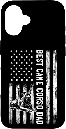 Vista 32 de Best Cane Corso Dad Patriotic Dog Lover Gift, Mastiff Case for iPhone 17