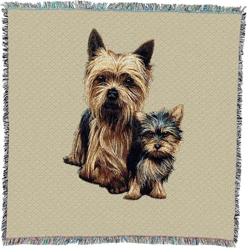 Vista 17 de Pure Country Weavers Airedale Terrier - Manta cuadrada de regazo por Robert May - Grupo Terrier, regalo para los amantes de los perros, manta