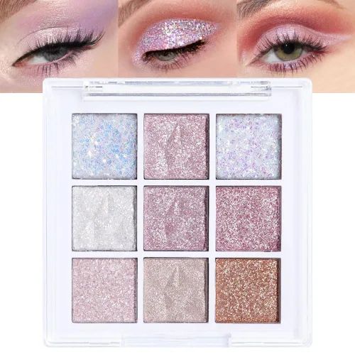 Vista 8 de CAKAILA Paleta de sombra de ojos mate de 10 colores, color gris y gris topo, paleta de sombra de ojos neutra, paleta de maquillaje de larga