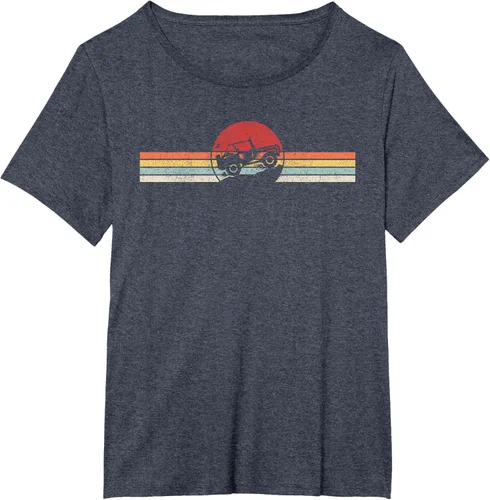 Vista 67 de Camiseta retro vintage Off Road 4X4 Negro