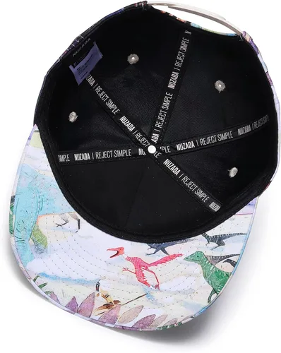 Vista 9 de NUZADA Gorra de béisbol para hombre, gorra de béisbol con visera plana, tamaño ajustable, ala de corcho