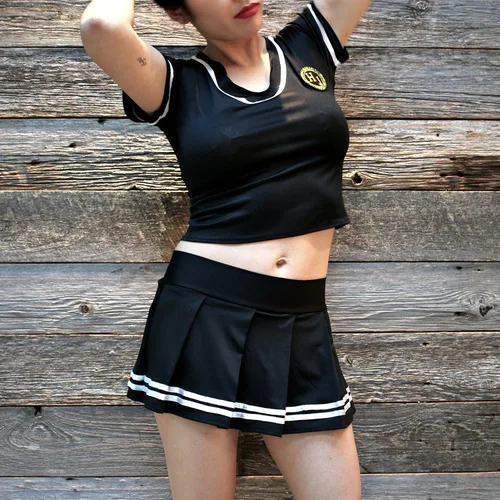 Vista 7 de Millennials In Motion Conjunto de cosplay de anime para niña escolar