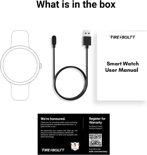 Vista 13 de Fire-Boltt Phoenix Pro - Reloj inteligente de llamadas Bluetooth de 1.390 in (1.39 pulgadas), asistente de voz AI, cuerpo de metal con más de 120