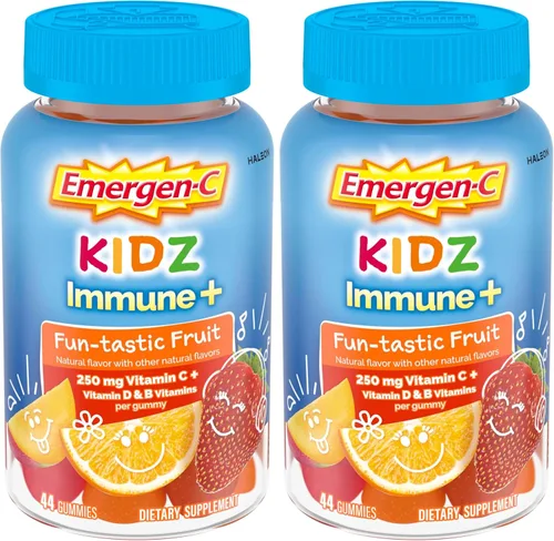 Vista 13 de Emergen-C Kidz - Suplementos dietéticos diarios de apoyo inmunológico, gomitas saborizadas con vitamina C y vitaminas B para apoyo inmunológico