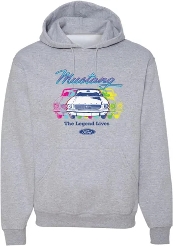 Vista 31 de Wild Bobby Ford Mustang The Legend Lives - Sudadera con capucha unisex con diseño de coches y camiones