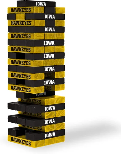 Vista 14 de Wild Sports NCAA Pro Football Tabletop Stackers Block Game for College Football Fan, Dorm Game, Tailgate