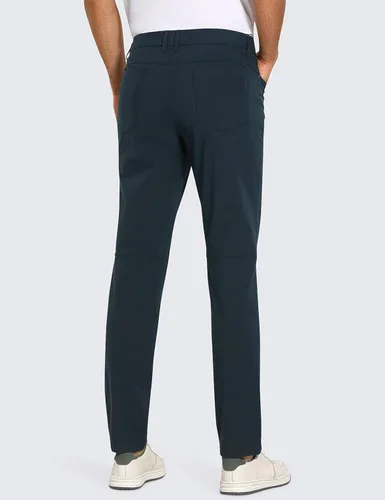 Vista 2 de CRZ YOGA Pantalones de golf cómodos para todo el día para hombre con 5 bolsillos, 303234 pulgadas, de secado rápido, ligeros, casuales, para trabajo