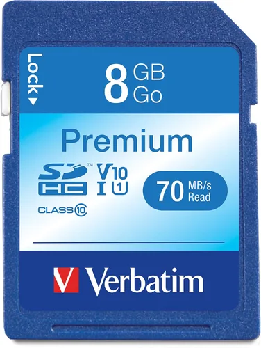 Vista 9 de Verbatim 96171 Tarjeta de Memoria SDHC Premium de 4GB, UHS-I U1 Clase 10, Azul