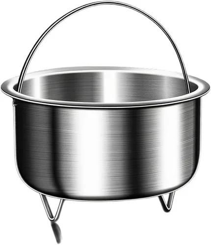 Vista 4 de Stainless Steel Vegetable Steamer Basket With Feet, 304 Metal