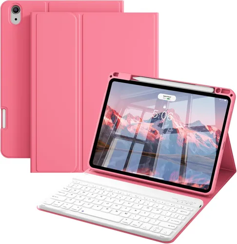 Vista 16 de kenke Funda para iPad de 9ª/8ª/7ª generación con teclado de 10.2 pulgadas Gris