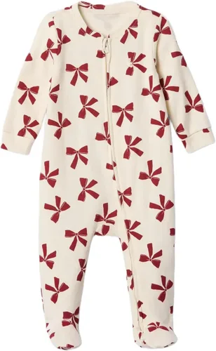 Vista 2 de GAP Traje de una pieza unisex para bebé con cremallera bidireccional y pies