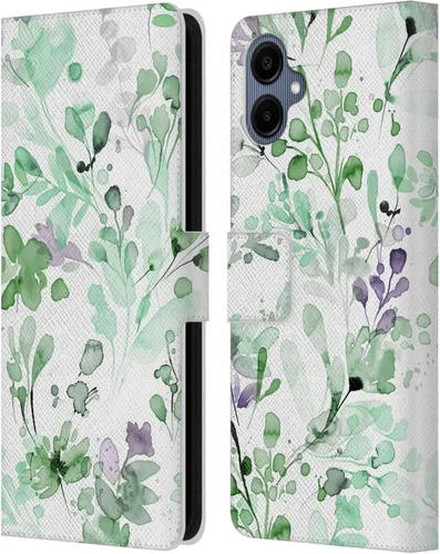 Vista 213 de Head Case Designs Officially Licensed Ninola Beige Wild Grasses Leather Wallet Case Compatible with Samsung Galaxy A07 4G
