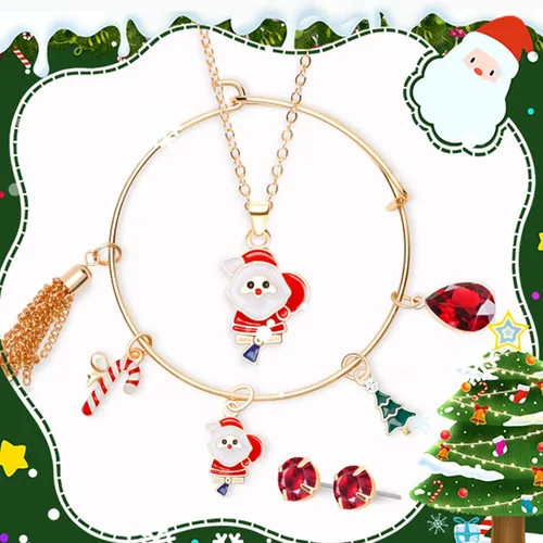 Vista 3 de Pulsera de dije para mujer, con cuentas de cristal y forma de corazón, plata de circonita cúbica, cadena de serpiente, pulsera de moda, joyería