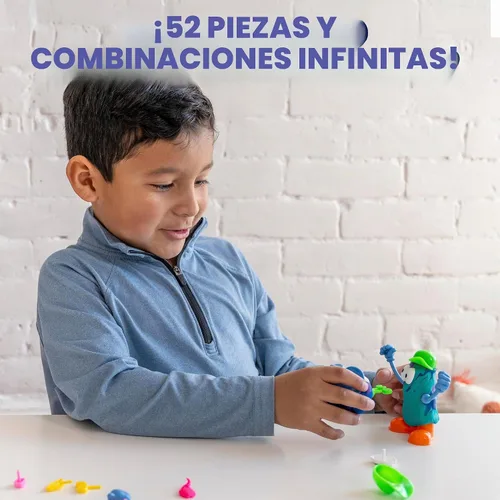 Vista 2 de READY 2 LEARN Accesorios para personajes de masa, juego de 52, 21 formas