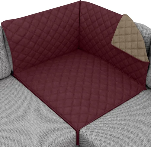 Vista 43 de Sofa Shield Funda de sofá con correa, reversible, resistente a las manchas y al desgarro, funda acolchada de microfibra, lavables, asiento de 62