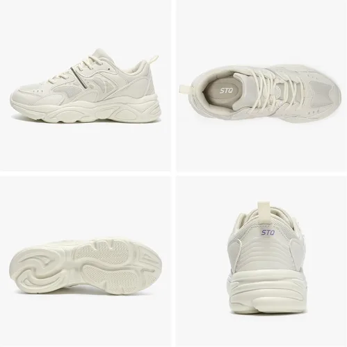 Vista 8 de STQ Zapatos deportivos gruesos para mujer, cómodos zapatos para caminar con Arch Sopport