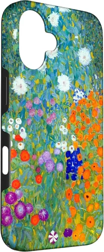 Vista 3 de Gustav Klimt Flower Garden Case for iPhone 16