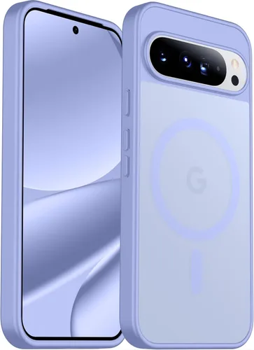 Vista 69 de SPIDERCASE Funda magnética para Google Pixel 9A, protección contra caídas de grado militar, delgada, translúcida, mate, a prueba de golpes