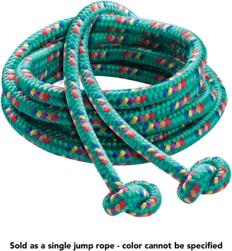 Vista 3 de Champion Sports Cuerda de salto de nailon trenzada serie CR - Múltiples longitudes