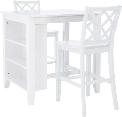Vista 35 de Powell Silla auxiliar de comedor Conolly Blue Graphite