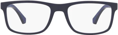 Vista 2 de Emporio Armani EA3147 - Gafas de sol rectangulares para hombre, color azul matelente de demostración, 2.087 in, Lente azul mateDemo