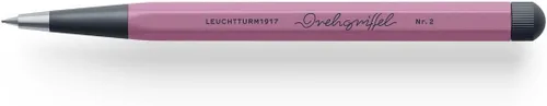 Vista 22 de LEUCHTTURM1917 - Lápiz mecánico Drehgriffel - Lápiz de escritura recargable con plomo de grafito HB de 0.7 mm (albaricoque)