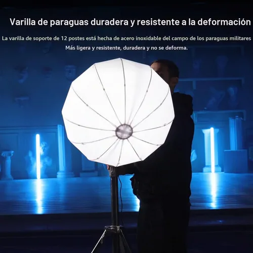 Vista 4 de SMALLRIG Softbox de Farol Modificador de Luz Suave, Difusor Softbox de 26 pulgadas/65 cm Compatible con Luz de Video SMALLRIG 120B/120D/220B/220D