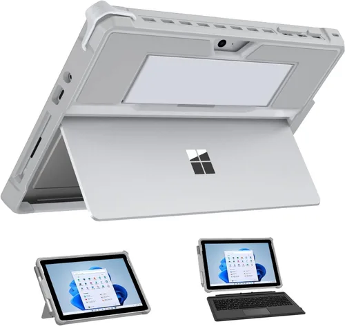 Vista 9 de MoKo Funda compatible con Microsoft Surface Go 4 / Surface Go 3 / Surface Go 2 / Surface Go Funda protectora todo en uno con soporte para bolígrafo