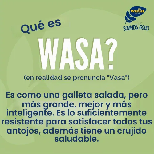 Vista 4 de Wasa, pan crujiente de sésamo y sal marina sin gluten, peso neto. 6.1 onzas