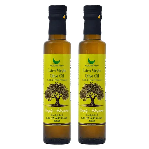 Vista 9 de Aceite de oliva virgen extra prensado en frío y fresco Arbequina de Noah's Ark Origen único, alto polifenol - 3L/101 oz