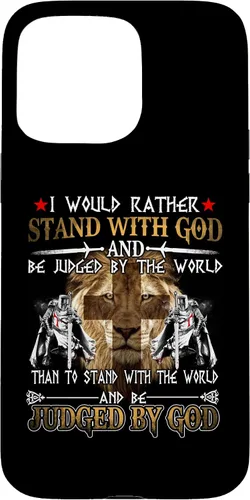 Vista 31 de I Would Rather Stand with God Knight Templar Case for iPhone 17