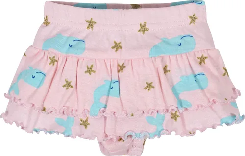Vista 5 de Gerber Camisa de 4 piezas para bebé mameluco pantalón y bragas con volantes con falda
