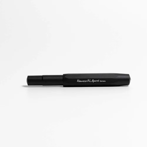 Vista 5 de Kaweco AL Sport - Pluma estilográfica, punta fina, clip octogonal (cromado)