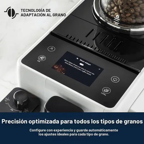 Vista 10 de De'Longhi Rivelia - Máquina automática de café expreso con molinillo y espumador de leche, cafetera todo en uno, café con leche caliente y helado