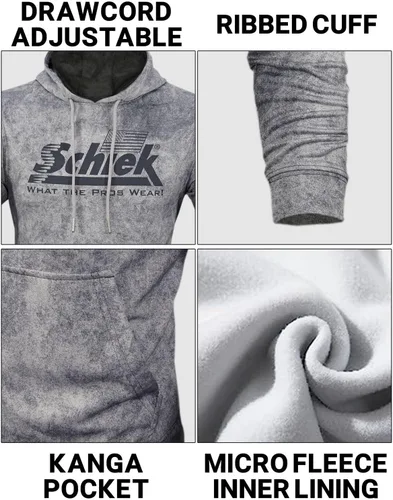 Vista 4 de Schiek PolyHD - Sudadera de manga larga de mezcla de poliéster resistente