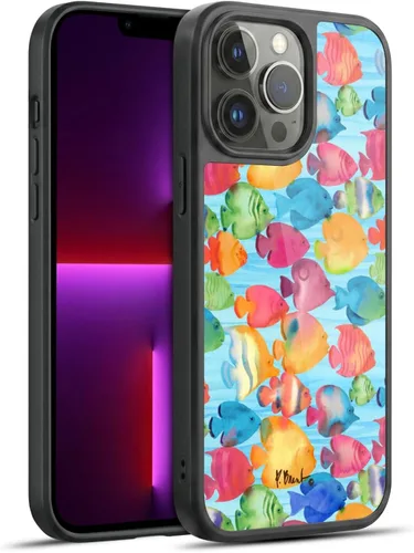Vista 92 de Head Case Designs Officially Licensed Paul Brent Agate Mermaid Coastal Gel Armor Case [Military Grade Drop Protection] Compatible with Apple iPhone