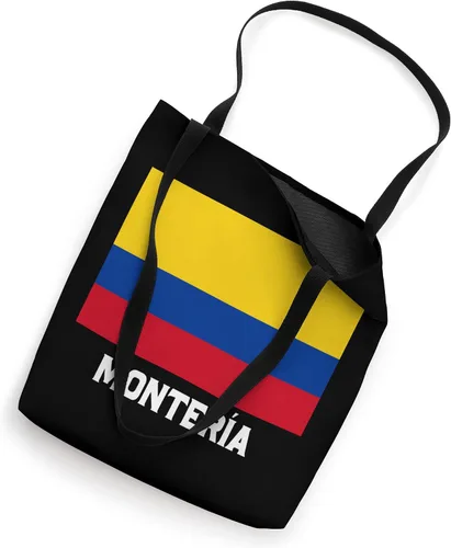Vista 2 de Montería Colombia Flag Emblem Escudo Bandera Crest Tote Bag