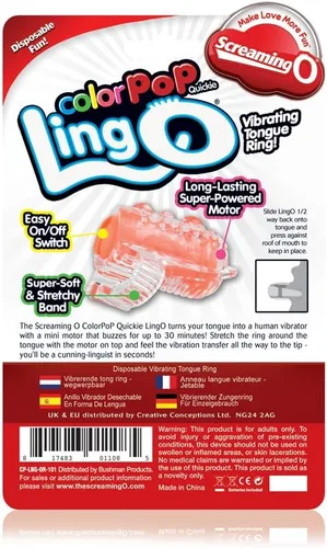 Vista 3 de The Screaming O Color Pop Lingo, naranja