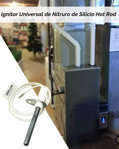 Vista 2 de Encendedor universal, repuesto de encendedor de barra caliente de nitruro de silicio de 120 V para encendedores de carburo de silicio de hornos