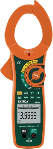 Vista 12 de Extech MA445 400A True RMS AC/DC Medidor de Pinza con Detector NCV, Apertura de Mordaza de 1.2 pulgadas, Pantalla Doble Retroiluminada, Multímetro