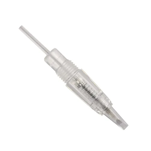 Vista 9 de Agujas de tatuaje de tornillo desechables redondas, 10 Uds. para maquillaje Rotary ceja tatuaje máquina pluma kit J94 (1R)
