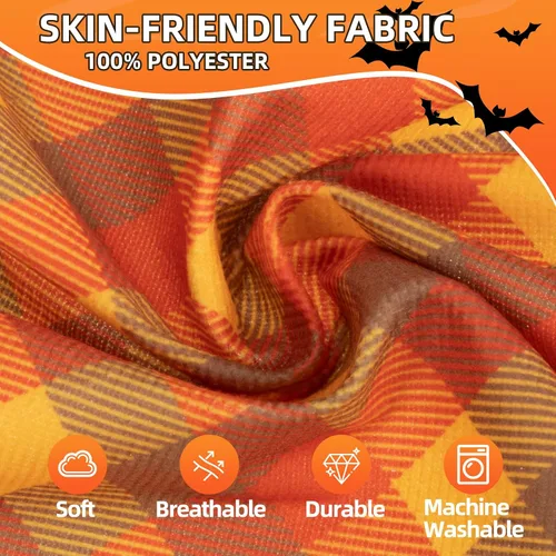 Vista 5 de PAWCHIE Bandanas navideñas para perros, 10 unidades, bufanda triangular para mascotas, estilo festival para perros pequeños, medianos y grandes
