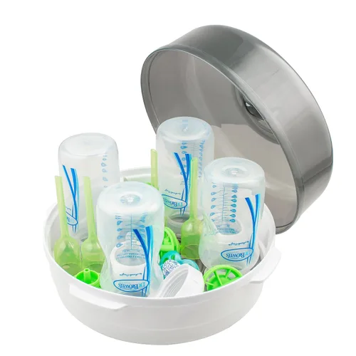 Vista 5 de Dr. Brown's Vapor de Microondas - para Biberones de Bebé, Tetinas, Piezas de Biberones, Chupetes, Mordedores y Piezas de Extractor de Leche