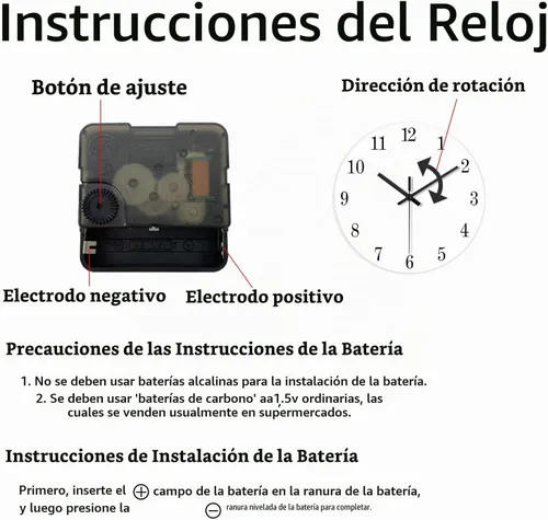 Vista 8 de Relojes de pared minimalistas negros para sala de estar, relojes de pared con patrón de mármol de vidrio, funciona con pilas, reloj de pared