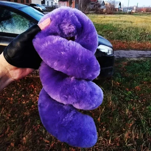 Vista 7 de Funda de volante de piel de oveja suave y esponjosa, para vehículo universal, mujeres y hombres, 14,5-15,5 pulgadas, accesorios peludos
