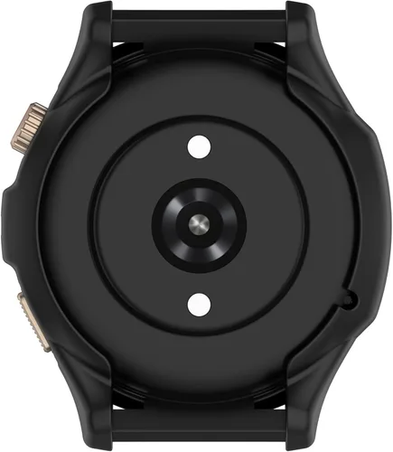 Vista 5 de Funda compatible con Amazfit Cheetah/Cheetah Pro Smartwatch Funda protectora de TPU suave (negro, negro)