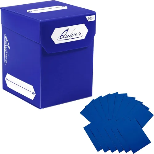Vista 10 de Deck Blocks 100+, juego de 5 cajas MTG con divisores Set of 5 deck boxes in white, black, blue, red and green, each with 100+ cards and 2