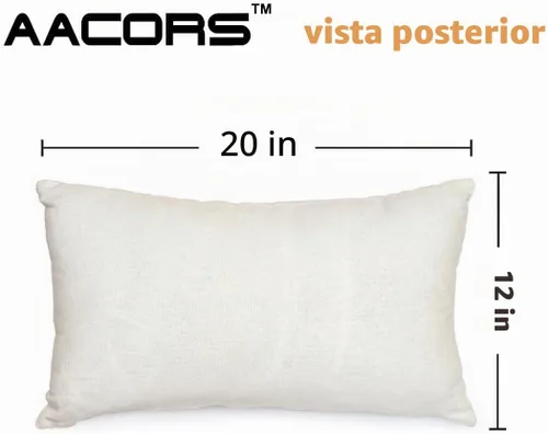 Vista 6 de Funda de almohada navideña de AACORS 12x20 pulgadas Árboles de Navidad Copo de nieve Decoraciones Funda de almohada de invierno para sofá de casa